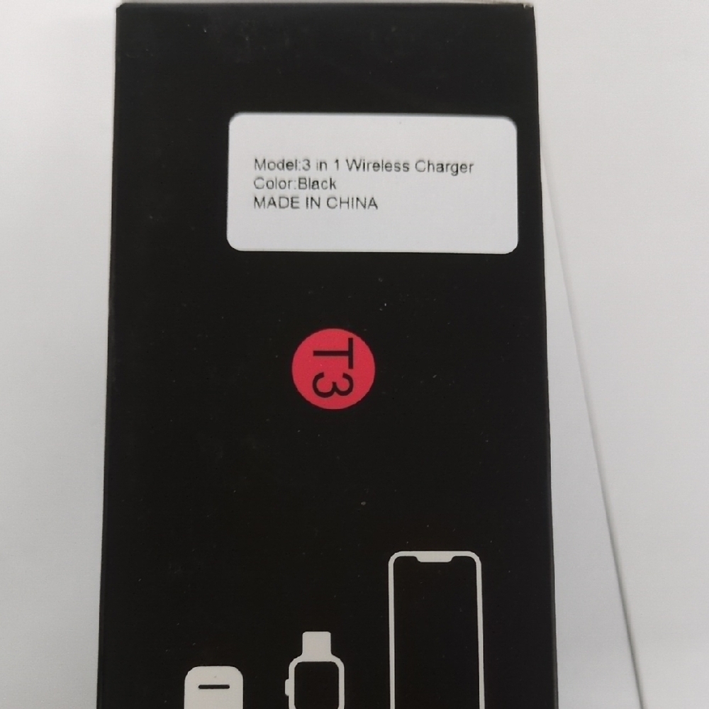 Mango T3 Dual Wireless Charging Station - Black - Picture 2 of 7